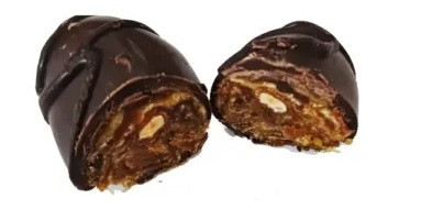 خرما شکلاتی کاکائویی با مغز بادام تنگسیر -15 گرم