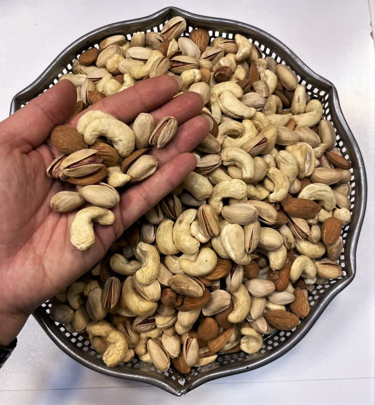 آجیل چهار مغز درجه یک خام
